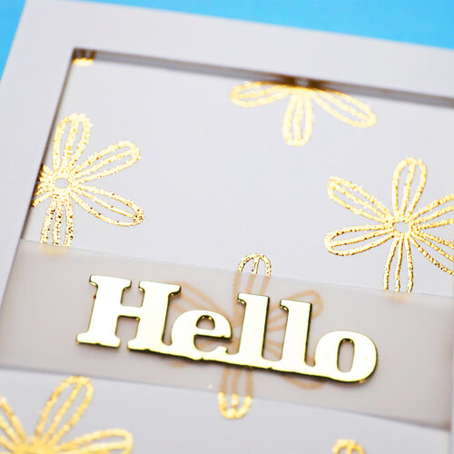 Scrapbook.com - Clear Photopolymer Stamp Set - Hello Bloom