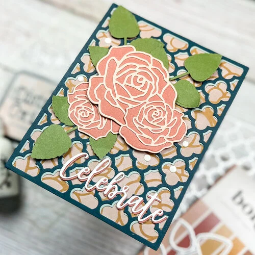 Scrapbook.com - Decorative Die Set - A2 Plate - Mosaic 2 Scrapbook.com - Decorative Die Set - A2 Plate - Mosaic