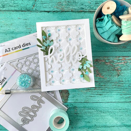 Scrapbook.com - Decorative Die Set - A2 Plate - Mosaic 6 Scrapbook.com - Decorative Die Set - A2 Plate - Mosaic