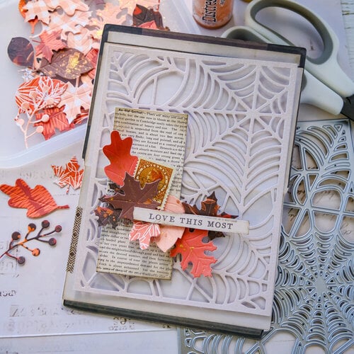 Scrapbook.com - Decorative Emboss and Die Set - Autumn Leaves 11 Scrapbook.com - Decorative Emboss and Die Set - Autumn Leaves
