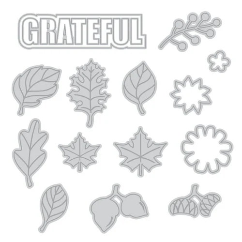 Scrapbook.com - Decorative Emboss and Die Set - Autumn Leaves 2 Scrapbook.com - Decorative Emboss and Die Set - Autumn Leaves