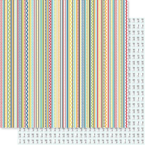 Bella Blvd - School Is Cool Collection - 12 x 12 Double Sided Paper - Math Facts 1 Bella Blvd - School Is Cool Collection - 12 x 12 Double Sided Paper - Math Facts