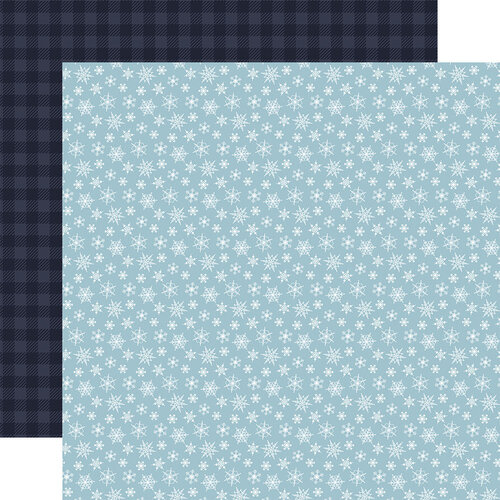 Echo Park - Snowed In Collection - 12 x 12 Double Sided Paper - Blizzarding Blue 1 Echo Park - Snowed In Collection - 12 x 12 Double Sided Paper - Blizzarding Blue