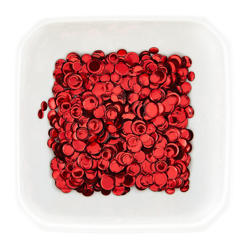 Spellbinders - Card Shoppe Essentials Collection - Color Essentials Sequins - Scarlet Smooth Discs 2 Spellbinders - Card Shoppe Essentials Collection - Color Essentials Sequins - Scarlet Smooth Discs