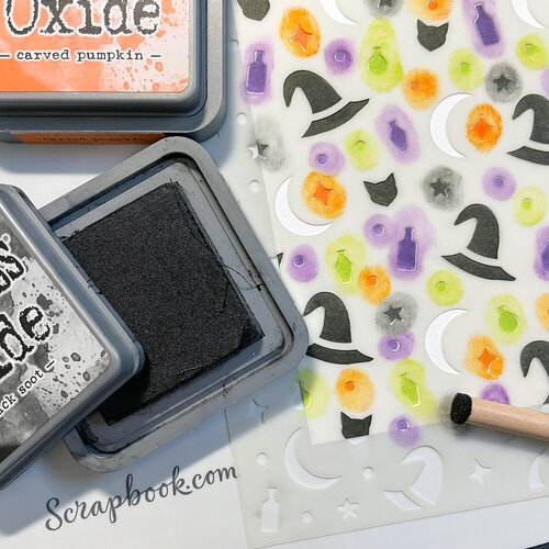 Scrapbook.com - Stencils - Magic Potion - 6x8