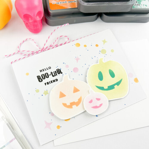 Scrapbook.com - Stencils - Layered Set - Pumpkin Patch - 6x8