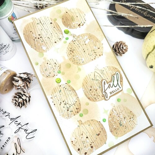 Scrapbook.com - Stencils - Layered Set - Pumpkin Patch - 6x8
