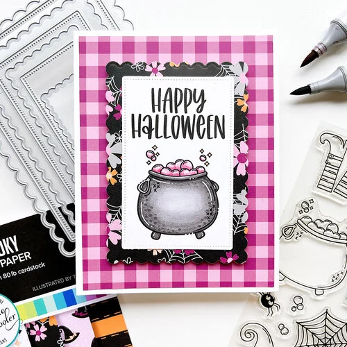 Catherine Pooler Designs - Sweet-n-Spooky Collection - Halloween - 6 x 6 Patterned Paper Pack 7 Catherine Pooler Designs - Sweet-n-Spooky Collection - Halloween - 6 x 6 Patterned Paper Pack