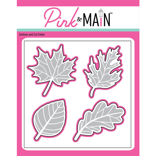 Pink and Main - Emboss and Cut Folder - Fall Leaves 1 Pink and Main - Emboss and Cut Folder - Fall Leaves