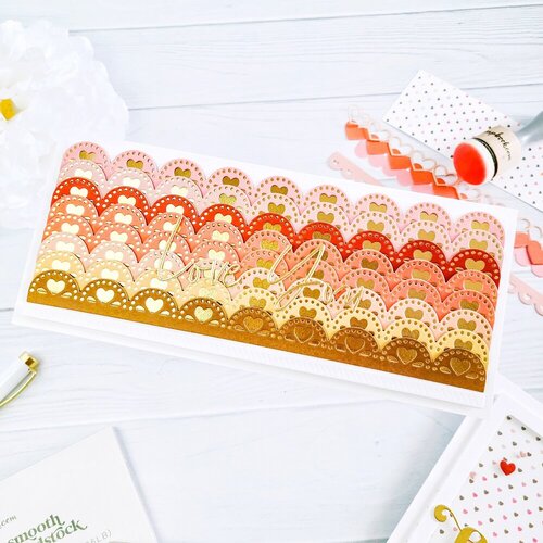 Scrapbook.com - Decorative Die Set - Heart Borders - Set of 6 9 Scrapbook.com - Decorative Die Set - Heart Borders - Set of 6