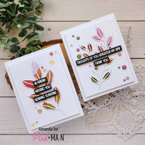 Pink and Main - Dies - Leafy 1 2 Pink and Main - Dies - Leafy 1