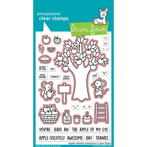 Lawn Fawn - Lawn Cuts - Dies - Apple-solutely Awesome
