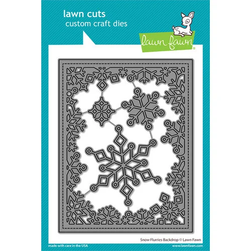 Lawn Fawn - Lawn Cuts - Dies - Snow Flurries Backdrop 1 Lawn Fawn - Lawn Cuts - Dies - Snow Flurries Backdrop