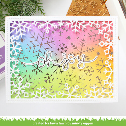 Lawn Fawn - Lawn Cuts - Dies - Snow Flurries Backdrop 3 Lawn Fawn - Lawn Cuts - Dies - Snow Flurries Backdrop