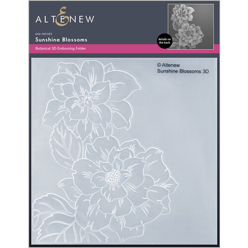 Altenew - Embossing Folder - 3D - Sunshine Blossoms 1 Altenew - Embossing Folder - 3D - Sunshine Blossoms