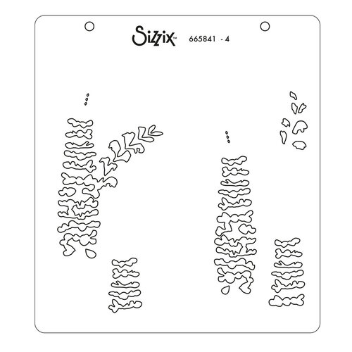 Sizzix - Layered Stencils - Wildflowers - 4 Pack 5 Sizzix - Layered Stencils - Wildflowers - 4 Pack