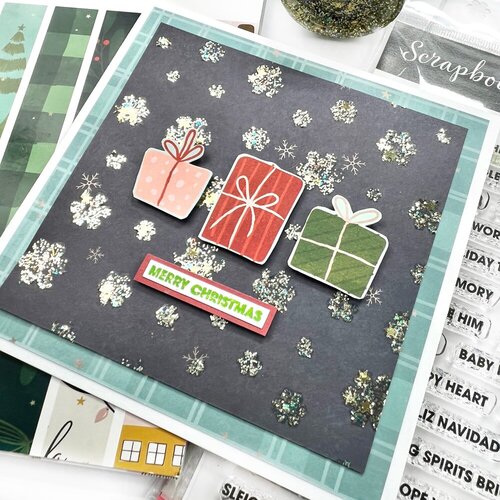 Scrapbook.com - Stencils - Winter Flurry - 6x8 2 Scrapbook.com - Stencils - Winter Flurry - 6x8