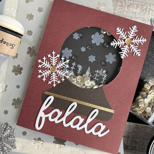Scrapbook.com - Stencils - Winter Flurry - 6x8 5 Scrapbook.com - Stencils - Winter Flurry - 6x8
