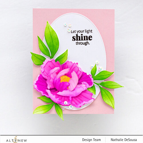 Altenew - Layering Dies - Craft A Flower - Open Peony