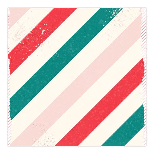 Prima - Candy Cane Lane Collection - Christmas - 12 x 12 Double Sided Paper 3 Prima - Candy Cane Lane Collection - Christmas - 12 x 12 Double Sided Paper