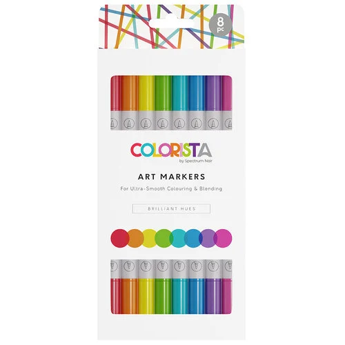 Colorista - Art Markers - Brilliant Hues - 8 Piece Set