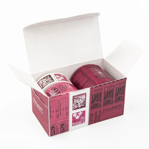 49 and Market - Vintage Bits Collection - Ticket Essentials - Plum