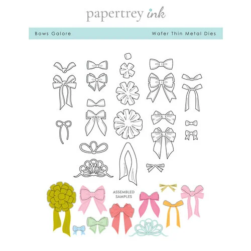 Papertrey Ink - Christmas - Metal Dies - Bows Galore 1 Papertrey Ink - Christmas - Metal Dies - Bows Galore