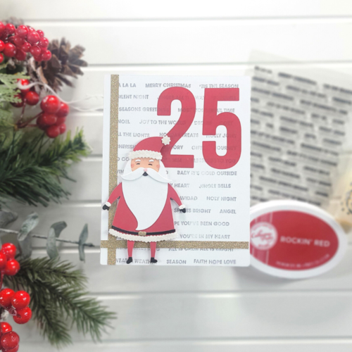 Scrapbook.com - Clear Photopolymer Stamp Set - Bold Numbers - Large - Solid