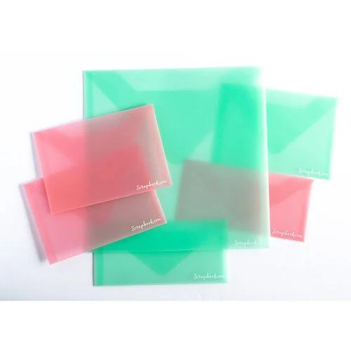 Scrapbook.com - Mint Storage Envelopes - Plastic - 13 x 13 - Extra Large - 10 Pack 4 Scrapbook.com - Mint Storage Envelopes - Plastic - 13 x 13 - Extra Large - 10 Pack