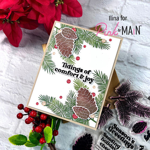 Pink and Main - Christmas - Embossing Powder - Spruce It Up