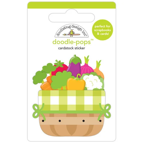 Doodlebug Design - Farmer's Market Collection - Stickers - Doodle-Pops - Harvest Time 1 Doodlebug Design - Farmer's Market Collection - Stickers - Doodle-Pops - Harvest Time