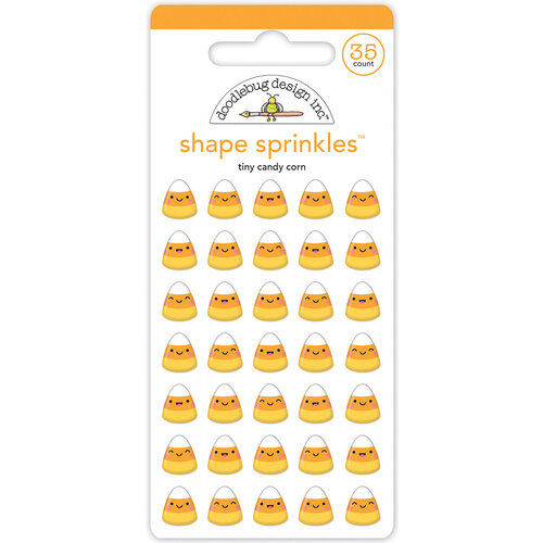 Doodlebug Design - Monster Madness Collection - Halloween - Stickers - Shape Sprinkles - Enamel - Tiny Candy Corn 1 Doodlebug Design - Monster Madness Collection - Halloween - Stickers - Shape Sprinkles - Enamel - Tiny Candy Corn