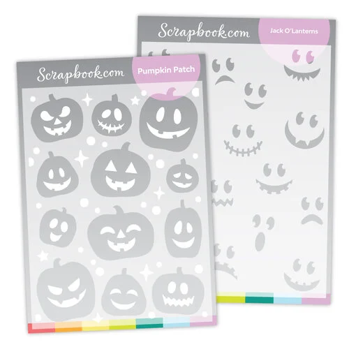Scrapbook.com - Stencils - Jack O' Lantern Bundle 1 Scrapbook.com - Stencils - Jack O' Lantern Bundle