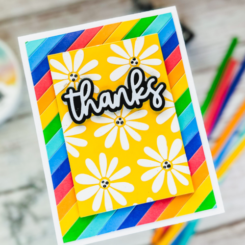 Scrapbook.com - Decorative Die Set - Thank You Sentiments II