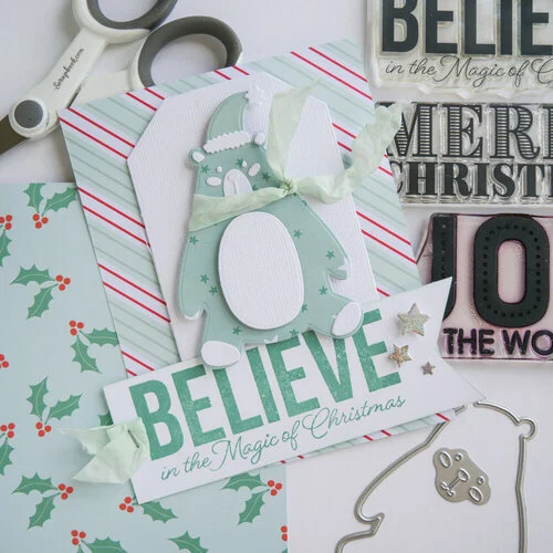 Scrapbook.com - Decorative Die Set - Build and Layer - Bear 9 Scrapbook.com - Decorative Die Set - Build and Layer - Bear