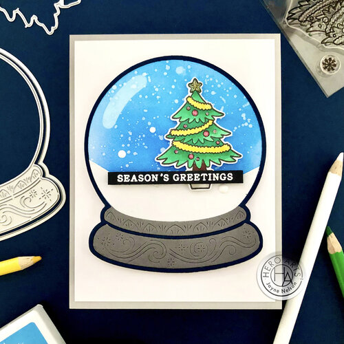 Hero Arts - Christmas - Fancy Dies - Snow Globe Window