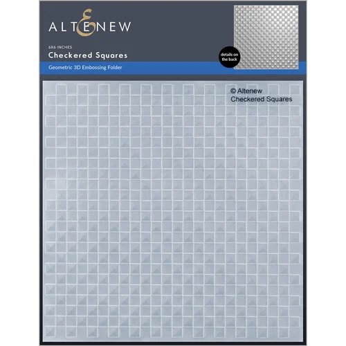 Altenew - Embossing Folder - 3D - Checkered Squares