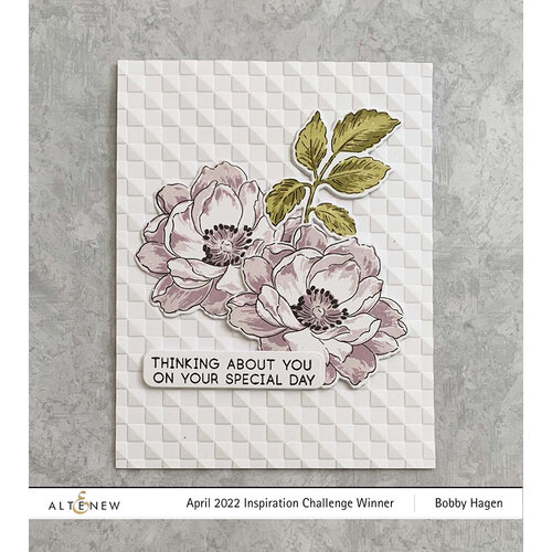 Altenew - Embossing Folder - 3D - Checkered Squares