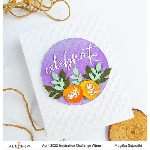 Altenew - Embossing Folder - 3D - Checkered Squares