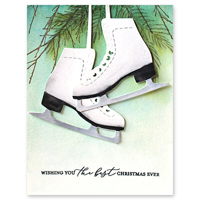 Penny Black - Winter Dream Collection - Creative Dies - Let's Skate 2 Penny Black - Winter Dream Collection - Creative Dies - Let's Skate