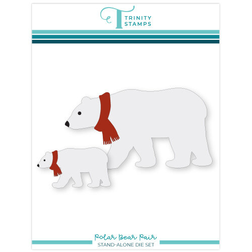 Trinity Stamps - Christmas - Dies - Polar Bear Pair 1 Trinity Stamps - Christmas - Dies - Polar Bear Pair