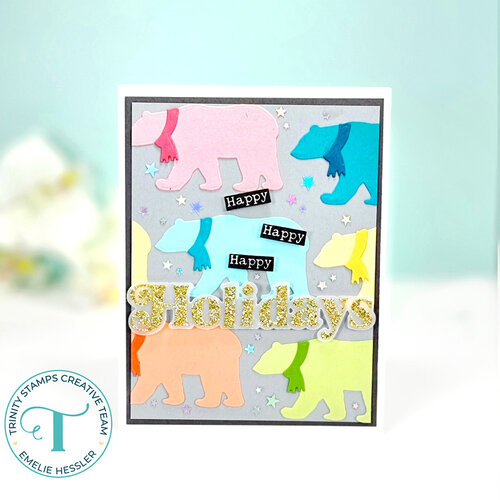 Trinity Stamps - Christmas - Dies - Polar Bear Pair 5 Trinity Stamps - Christmas - Dies - Polar Bear Pair