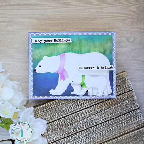 Trinity Stamps - Christmas - Dies - Polar Bear Pair 8 Trinity Stamps - Christmas - Dies - Polar Bear Pair