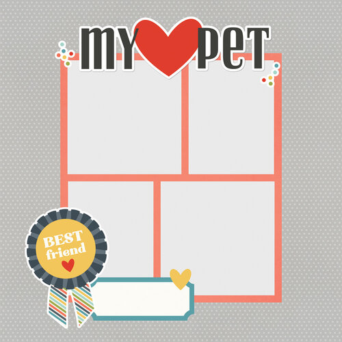 Simple Stories - Simple Pages Collection - Page Pieces - Pet Shoppe 3 Simple Stories - Simple Pages Collection - Page Pieces - Pet Shoppe
