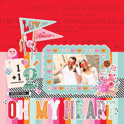 Simple Stories - Heart Eyes Collection - Sticker Book