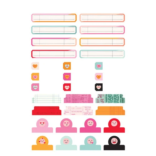 Simple Stories - Heart Eyes Collection - Sticker Book