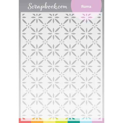 Scrapbook.com - Stencils - Roma Mosaic Pattern - 6x8 1 Scrapbook.com - Stencils - Roma Mosaic Pattern - 6x8