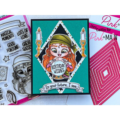 Pink and Main - Dies - Stitched Diamonds