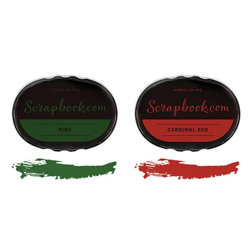 Scrapbook.com - Premium Hybrid Ink Pad Kit - Holiday Group 1 Scrapbook.com - Premium Hybrid Ink Pad Kit - Holiday Group