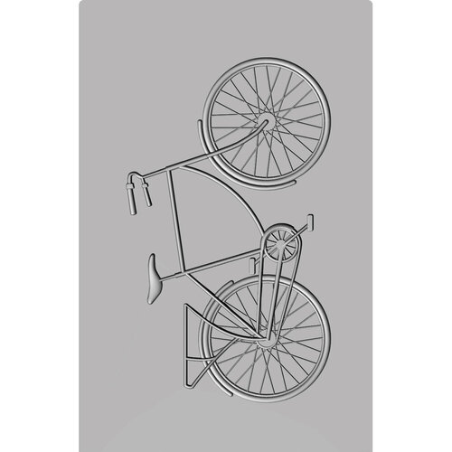 Sizzix - 3D Impresslits - Embossing Folder - Bicycle
